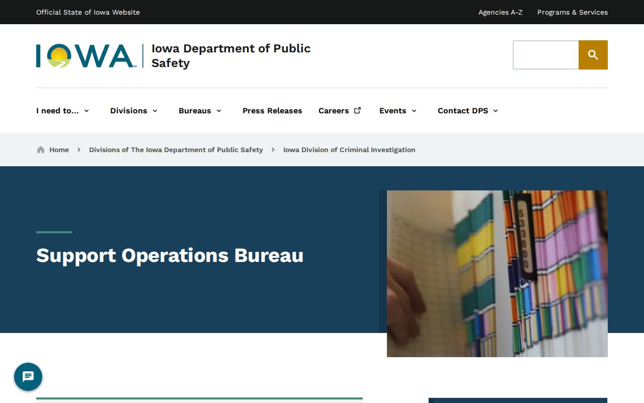 Muscatine County arrest history flow to the Iowa DCI central repository